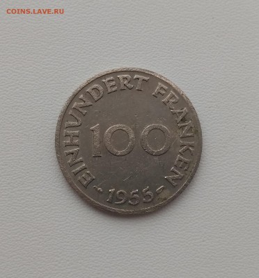 СААР,100 франков 1955 до 4.09.2018 - IMG_20180902_151226