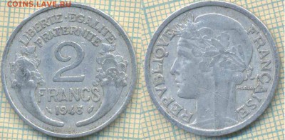 Франция 2 франка 1948 г., до 07.09.2018 г. 22.00 по Москве - Франция 2 франка 1948  3501