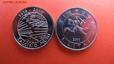 Литва, 1 лит 2010 "Грюнвальдская битва" - ФИКС 50 рублей - Грюнвальд.JPG