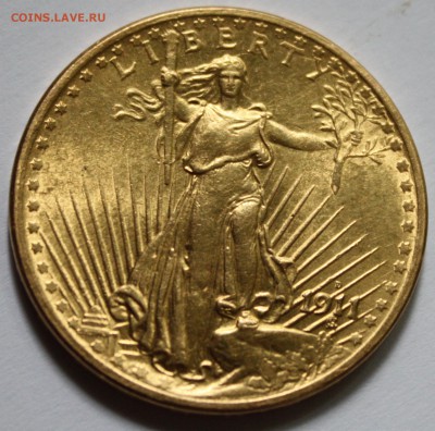 2 золотые монеты США по 20 долларов оценка - 1201 025
