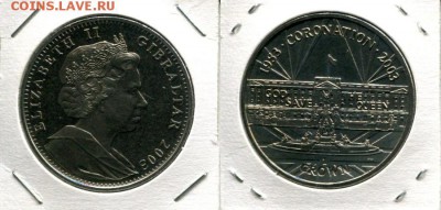 Гибралтар 1Кр 2003 коронация до 19.09.18 22-00 мск - Gibraltar 1Cr 2003 50y coronation