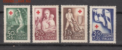 Финляндия 1941 красный крест 4м - 85