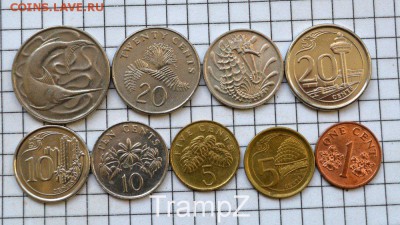 Сингапур подборка монет 9 штук. до 28.09.2018. 22.00 мск - 95055488