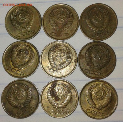Погодовка 1-2-3-10 коп с 1961-1991 гг 70 монет без повтора - 20180926_224847-1