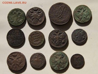 дюжина медных монет империи - 123452
