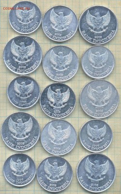 Индонезия 100 р 1999 г., 200 р, 500 р, 2003 г., фикс - Индонезия 3 монеты фикс а