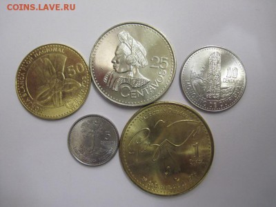 Гватемала набор из 5 монет до 14.10.18 - IMG_1462.JPG