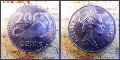 Фиджи 20 центов, 1992 - 13