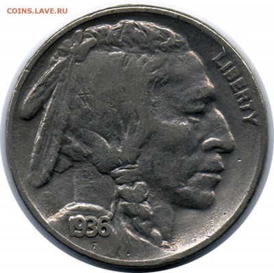 A50 США 5¢ Buffalo Nickel 1936 до 29.10 в 22°° - A50 США Buffalo Nickel 1936_1