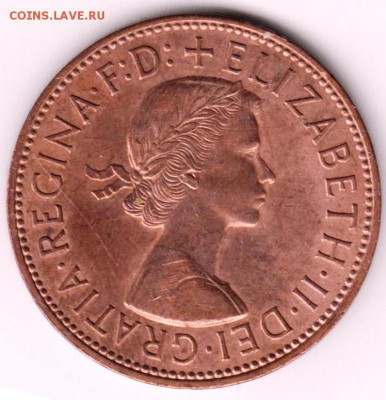 Великобритания 1 пенни 1967 г. до 24.00 04.11.18 г. - 005