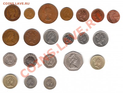 Великобритания - 21 монета. До 26.05.11 г. 22.00 мск - британия 21 аверс