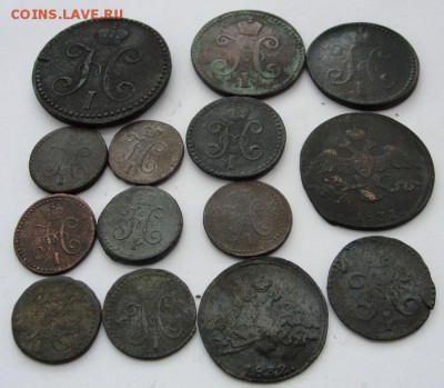21 медная монета, около vf - 15
