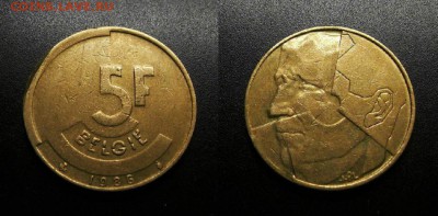МОНЕТЫ МИРА 11-18 - Бельгия – 5 франков (1986) №3
