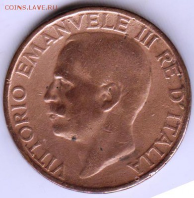 Италия 10 чентезимо 1926 г. до 24.00 18.11.18 г. - 003