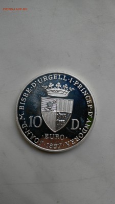 Андорра 10 динар Серебро 1997 год - PHOTO_20161002_114328