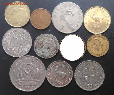 10 монет стран Африки до 22.00 по мск 02.12.2018 - 10 монет Африки (1)