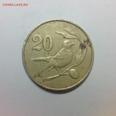 Кипр. 20 центов. 1983г. - 5 (36)
