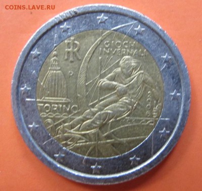 2 евро Италии 2006 "Олимпиада в Турине". Из оборота. - IMG_9964.JPG