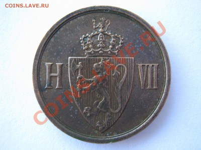 Норвегия 2 эре 1906, 5 эре 1941.Дания 2 эре 1883. - Изображение 10077