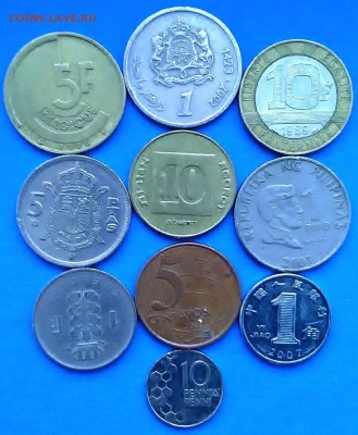 10 монет разных стран мира до 12.12 - 10 монет 001