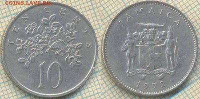 Ямайка 10 центов 1972 г. , до 13.12.2018 г. 22.00 по Москве - Ямайка 10 центов 1972  4311
