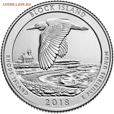 25 центов США 2018 Block Iceland (45 парк) - $_57.JPG
