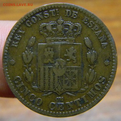 5 сентимо Испания 1877 - DSCN8807_thumb