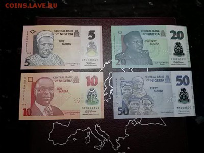 Нигерия банкноты набор 4шт пластик.до16.12.18до22.00 - 20181004_102139