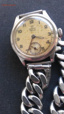 Оцените Часы OMEGA Officer Швейцария 1941 родной браслет - IMAG1983