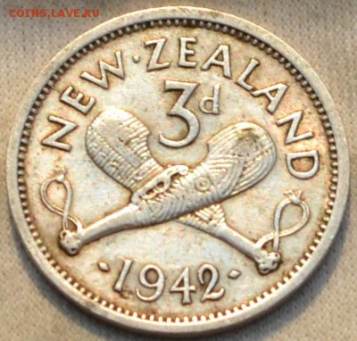 Новая Зеландия 3 пенса 1942. 20. 12. 2018. в 22 - 00. - DSC_0322