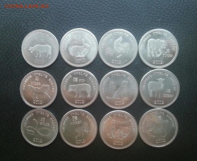 Сомалиленд Китайский гороскоп 12 монет UNC до 29.12 - 3