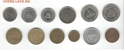 Иностранные монеты, 200 штук по фикс ценам. - Подборка иностранных, скан А, сторона 1