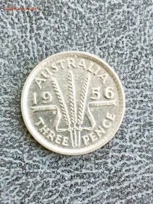 3 пенса Австралия 1956 года (серебро). До 22:00 07.01.19 - 76018587-A19D-4BFA-95CA-0D37C27A037E