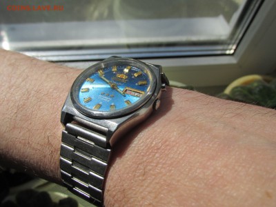 Часы наручные  ORIENT 3 STARS с браслетом на отличном ходу - 7.JPG