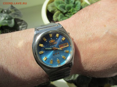 Часы наручные  ORIENT 3 STARS с браслетом на отличном ходу - 5.JPG