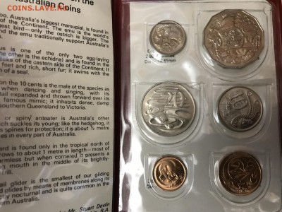 Набор монет Австралии 1980 UNC до 21.00 21.01.2019 - 15EE9B12-AE6C-42EB-AD54-32A2729F02B8