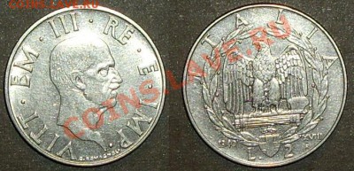 Монеты Италии - 2 лира 1940.JPG