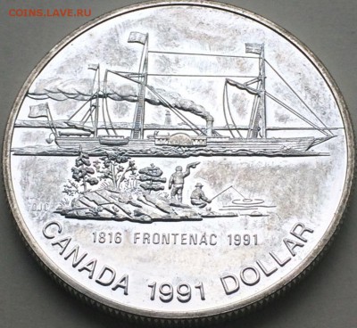 1 доллар 1991 Канада Почтовый корабль до 28.01.19 - IMG_E9260.JPG