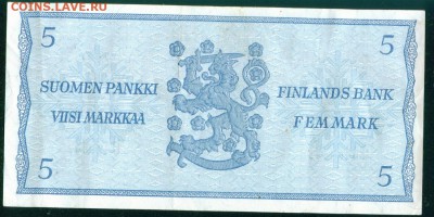 ФИНЛЯНДИЯ 5 марок 1963г до 31.01.19г 22.00 МСК - 1-_новый размер