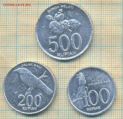 Индонезия 3 монеты,до 07.02.2019 г. 22.00 по Москве - Индонезия 3 мон 2408