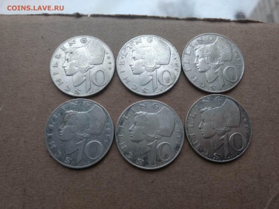 Австрия 10 шиллингов 1957, 1958 ФИКС до 05.02 - IMG_20190202_125557043