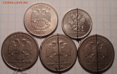 ПОВОРОТЫ на 90 гр на  5 монетах 1, 2, 5 руб  до 12 02 - DSC04319.JPG