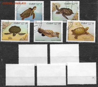 Куба, 1983. ФИКС. Черепахи - Куба. Черепахи