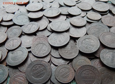 266 медных монет Николая 2, цена фикс - 266c-1-3