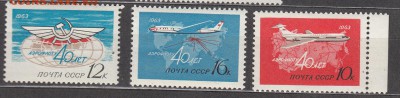 СССР 1963 40 лет аэрофлота 3м** - 88