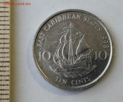 Восточные Карибы 10 центов 1998 (корабль) до 20.02 - IMG_20190217_164621