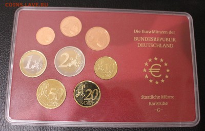 Набор евро Германия 2002 ПРУФ в слабе и коробке до 26.02.19 - IMG_9520