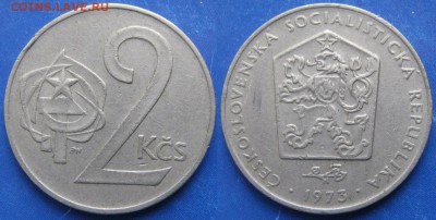 Чехословакия 2 кроны 1973 до 05-03-19 в 22:00 - Чехословакия 2 кроны 1973    6612