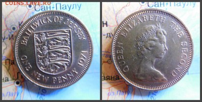Джерси 1 новый пенни, 1971 - 2