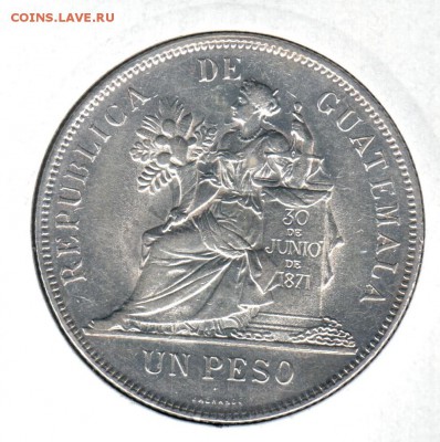 Монеты Ц. и Л. Америки из коллекции на оценку и спрос - 3 - 1 песо 1894
